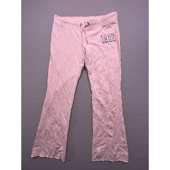Aeropostale Pants - Aeropostale Sweatpants Cotton Blend Pink Graphic XL Womens